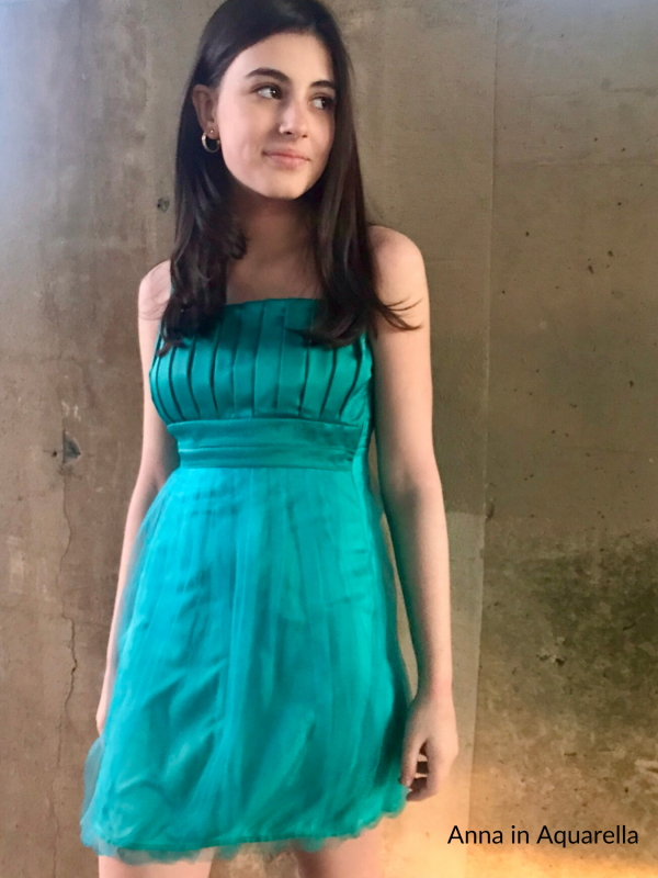 Photo Dress for a teenage girl ANNA
