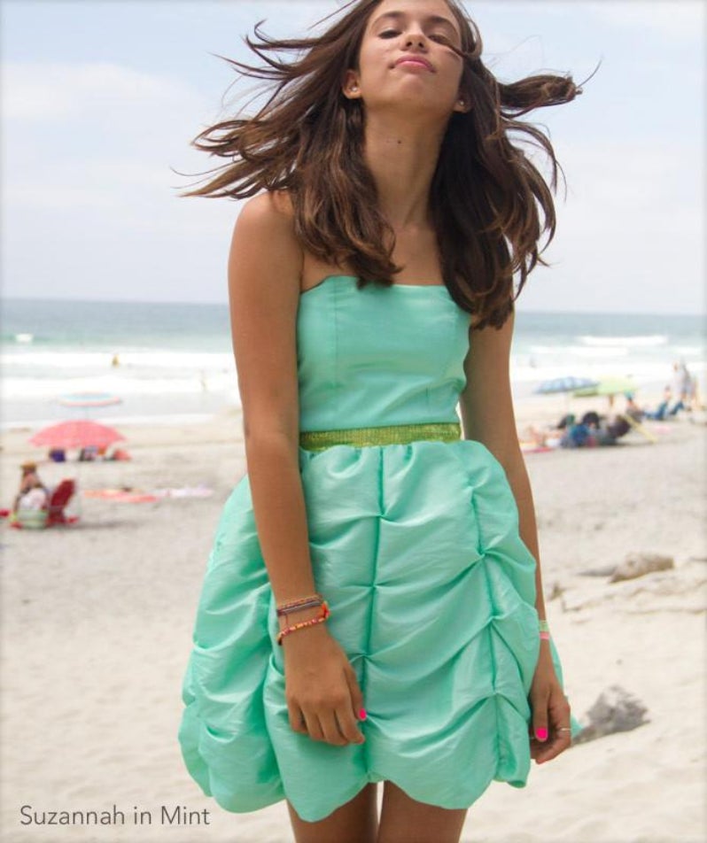 Dress for a teenage girl SUZANNAH | Stella ML'Lia - Mint - OSFM (8-14)