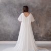 Photo Plus size beach wedding dress Berta