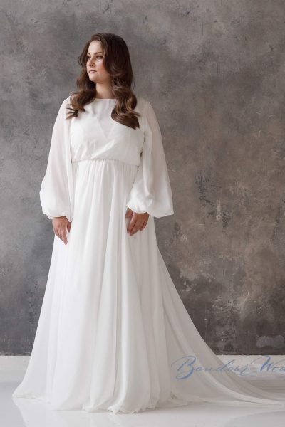 Photo Plus size wedding dress Augusta