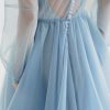 Photo Blue Wedding Dress Aura