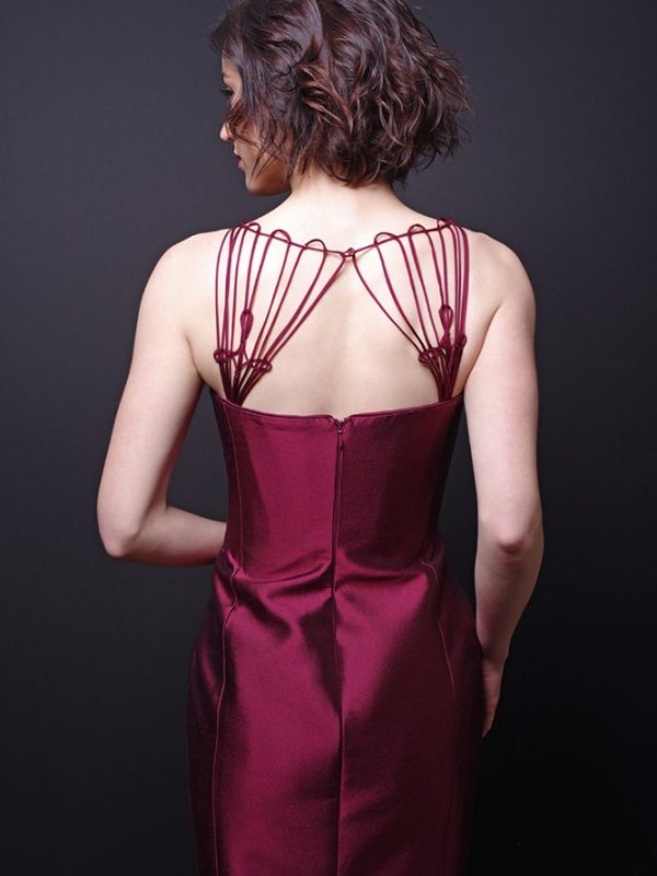 Photo Glamorous Strapless Silk/Wool Cocktail Dress