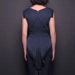 Photo Silk-Pique Short Sleeveless Dress