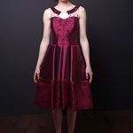 Photo Silk/Wool Fit-&-Flare Cocktail Dress