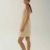 Photo Luxurious Beige Satin Shirt