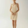 Photo Luxurious Beige Satin Shirt