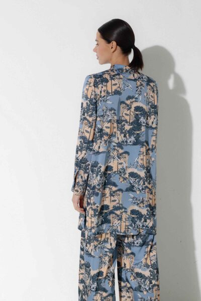 Photo Versatile Dark Gray Satin Pajama Set