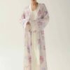 Photo Floral Satin Kimono Robe: Elegance and Comfort